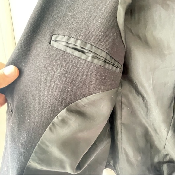 URBAN BEHAVIOR BLACK SHOULDER PADS BLAZER SIZE S - Picture 4 of 10